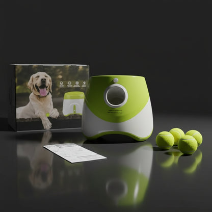 Dog Launcher Automatic Dogs Chase Toy Tennis
