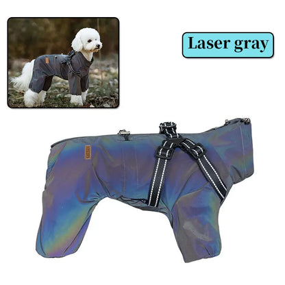 RainLuxe — Waterproof Dog Raincoat with Harness
